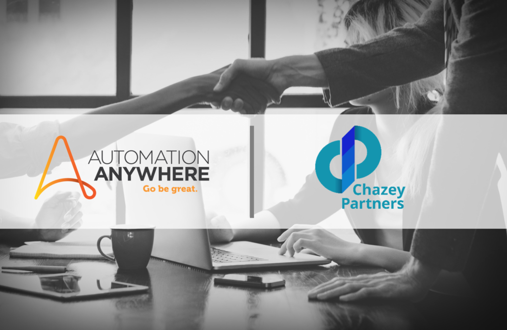 Chazey Partners and Automation Anywhere Join Forces to Drive Robotic Process Automation
