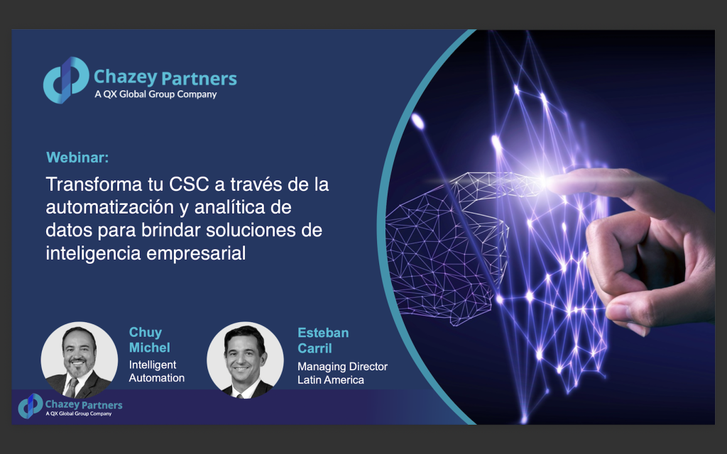 Transforma tu centro de servicios compartidos a través de la automatización y la analítica de datos para brindar soluciones de inteligencia empresarial Forma