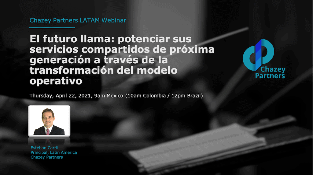 El futuro nos llama: Potenciar Centros de Servicios Compartidos de la próxima generación a través de la transformación del modelo operativo en América Latina